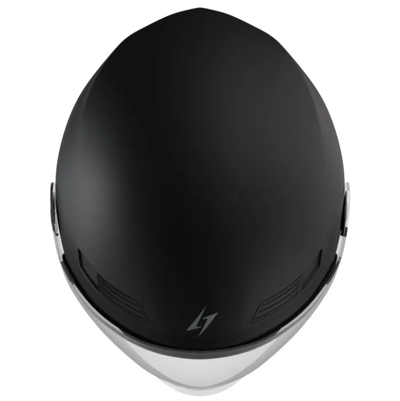 Casco Jet Stormer Ride Solid Nero Opaco