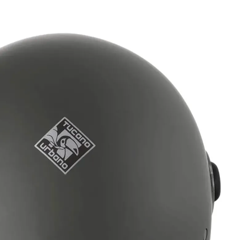 Casco Jet Tucano Urbano El'Mettin 6.0 Antracite Grigio Opaco