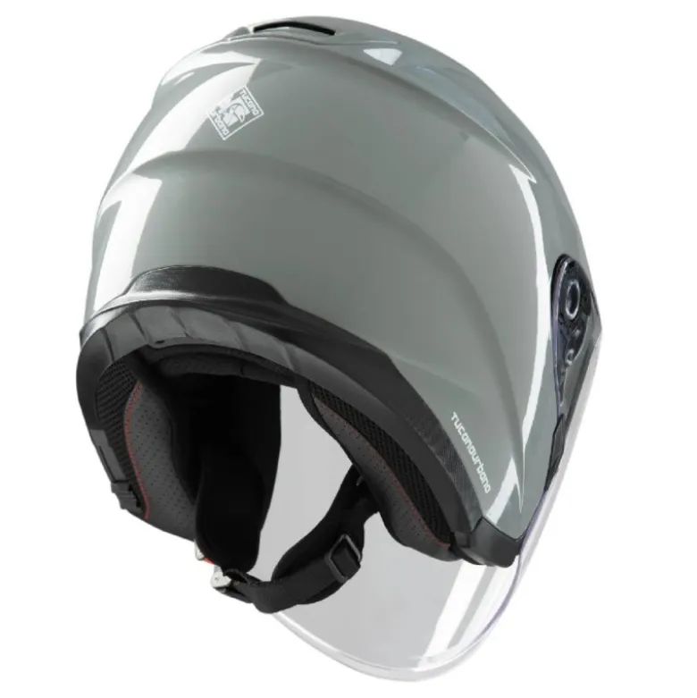 Casco Jet Tucano Urbano Maxijet Nardo Grey Lucido