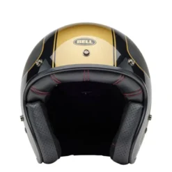 Casco Jet Vintage Bell Custom 500 Carbon 2025 Roland Sands Player Grigio Opaco Nero Oro