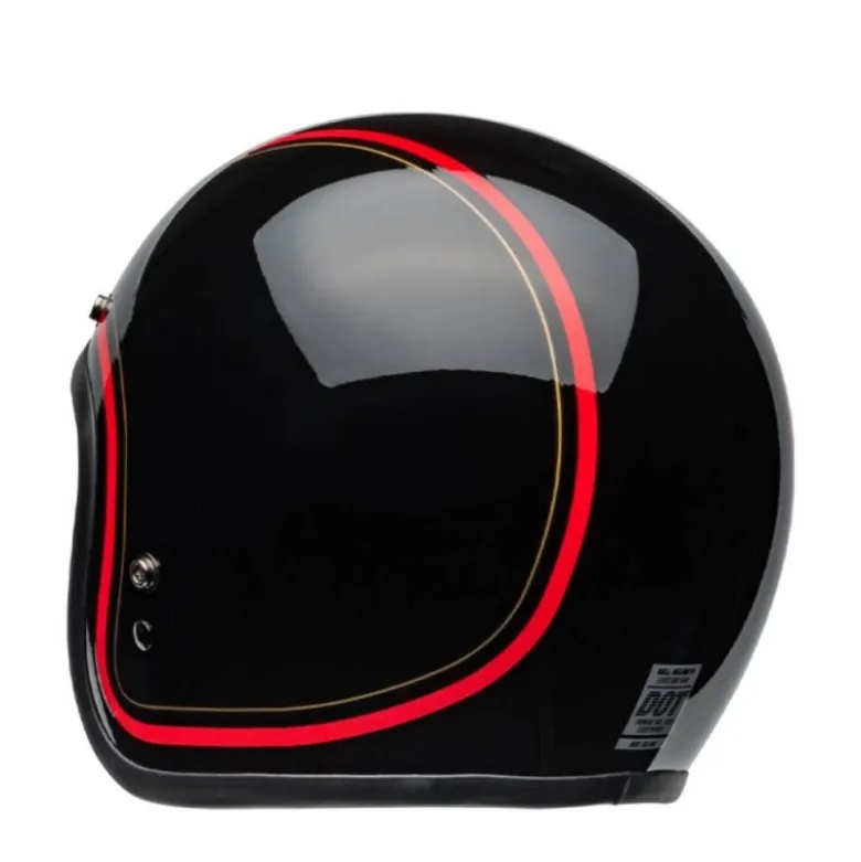 Casco Jet Vintage Bell Custom 500 2025 Chief Nero Lucido