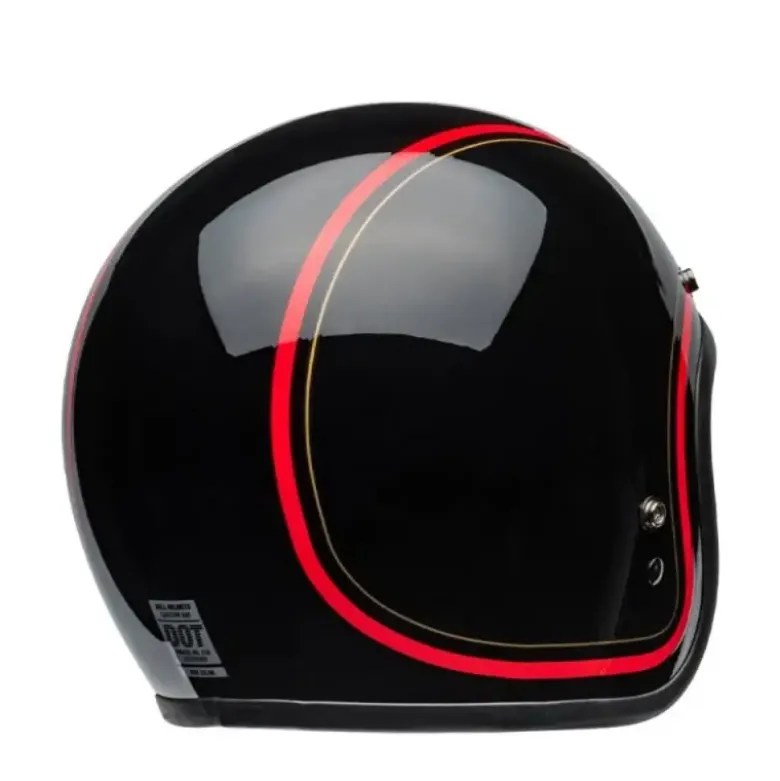 Casco Jet Vintage Bell Custom 500 2025 Chief Nero Lucido