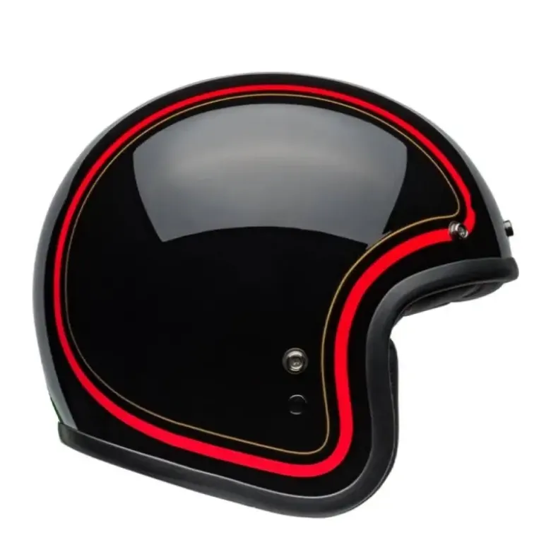 Casco Jet Vintage Bell Custom 500 2025 Chief Nero Lucido