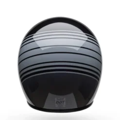 Casco Jet Vintage Bell Custom 500 2025 Edge Nero Grigio Metallizzato