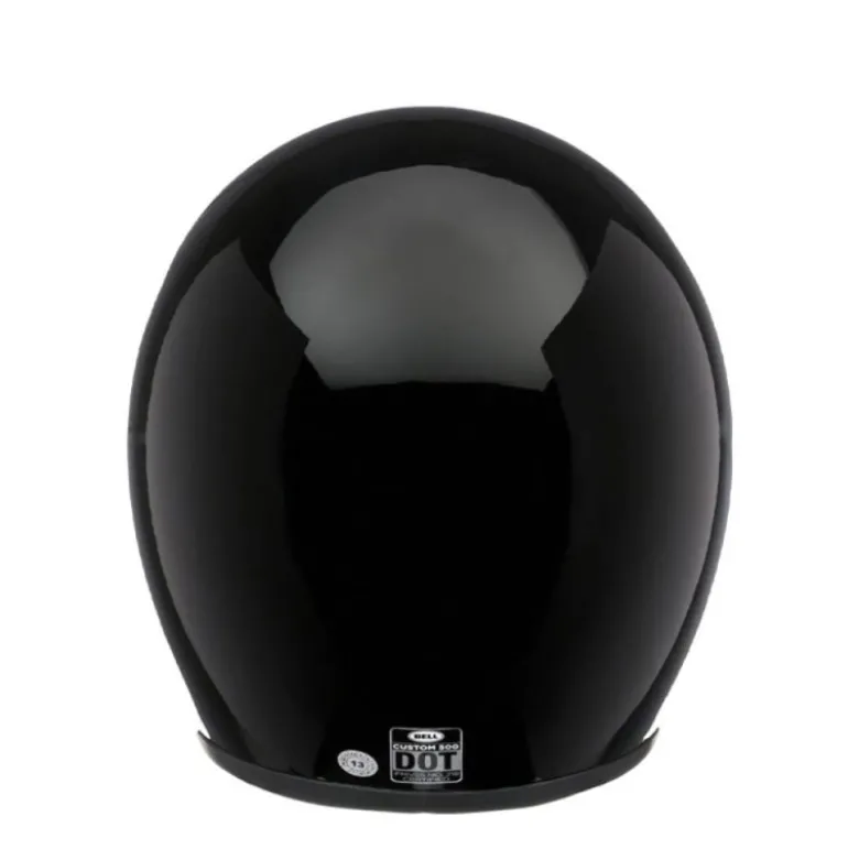 Casco Jet Vintage Bell Custom 500 2025 Nero Lucido
