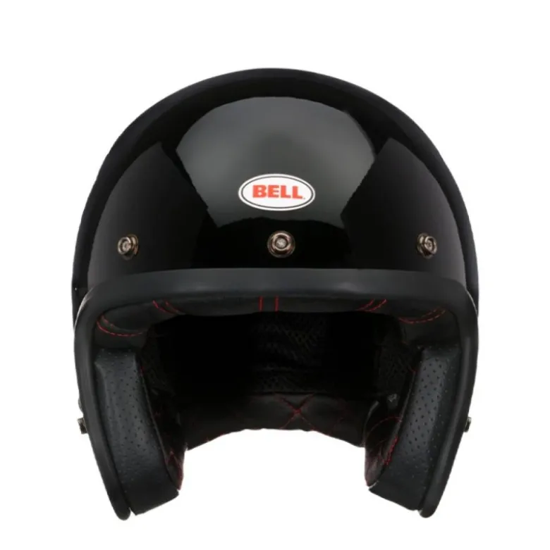 Casco Jet Vintage Bell Custom 500 2025 Nero Lucido