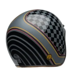 Casco Jet Vintage Bell Custom 500 2025 Roland Sand Wreakers Nero Oro Opaco Lucido