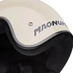 Casco Jet Vintage Bell Magnum 2026 Solid Vintage Bianco Lucido