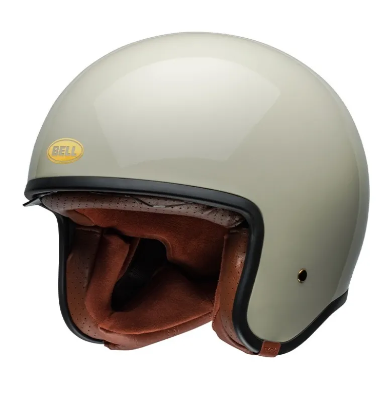 Casco Jet Vintage Bell Tx501 2024 Bianco Lucido