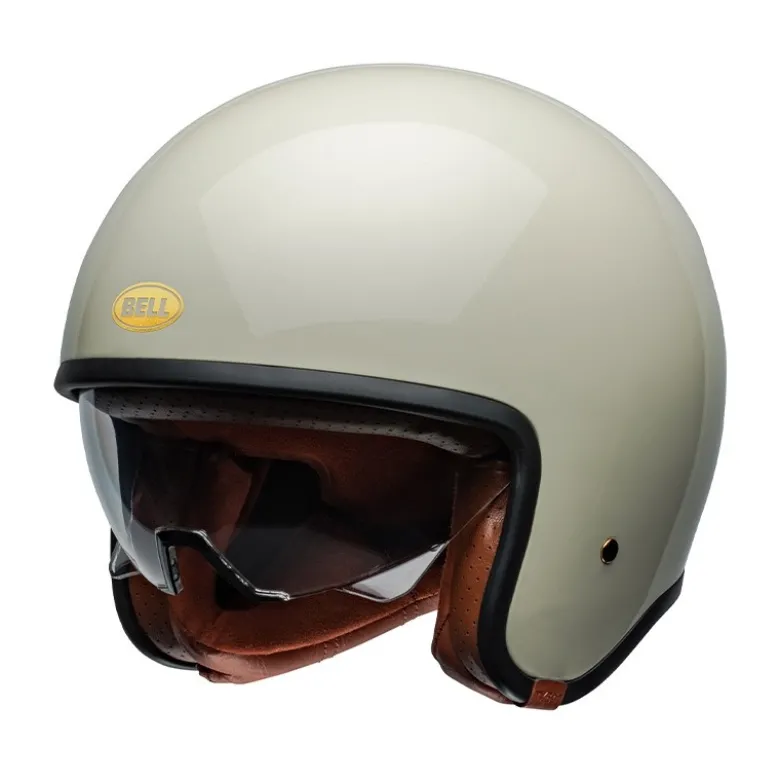 Casco Jet Vintage Bell Tx501 2024 Bianco Lucido