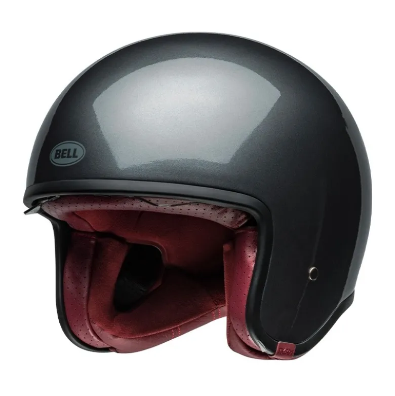 Casco Jet Vintage Bell Tx501 Starship 2024 Grigio Lucido