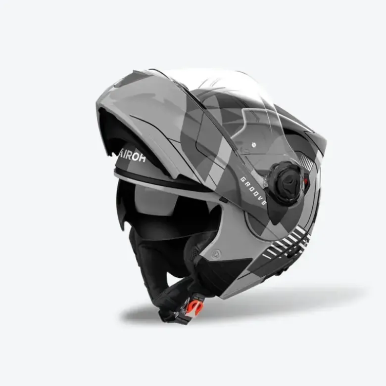 Casco Modulare Airoh Specktre Groove Grigio Lucido