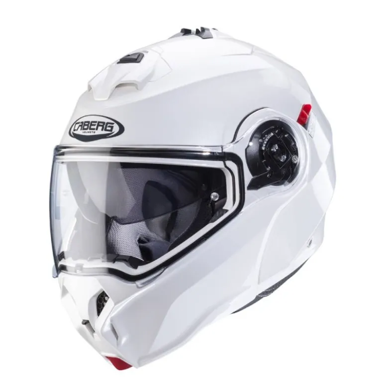 Casco Modulare Caberg Duke Evo Bianco Metallizzato