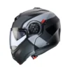 Casco Modulare Caberg Duke Evo Indy Nero Opaco Grigio Metallizzato