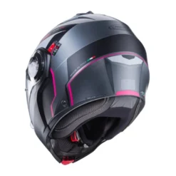Casco Modulare Caberg Duke Evo Move Antracite Opaco Nero Fucsia