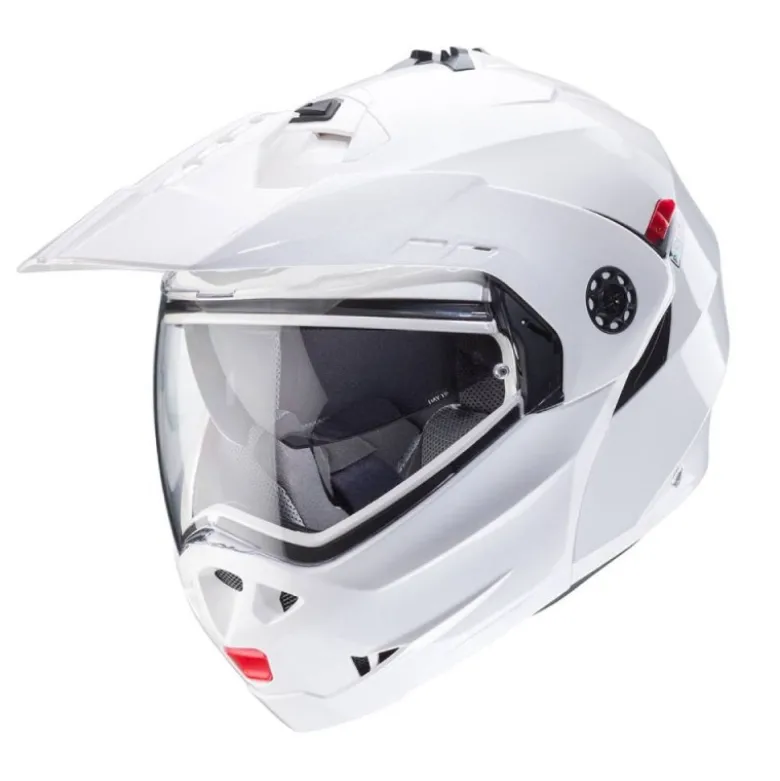 Casco Modulare Caberg Tourmax X Bianco Metallizzato