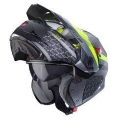 Casco Modulare Caberg Tourmax X Sarabe Antracite Opaco Nero Giallo
