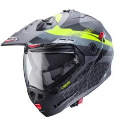 Casco Modulare Caberg Tourmax X Sarabe Antracite Opaco Nero Giallo