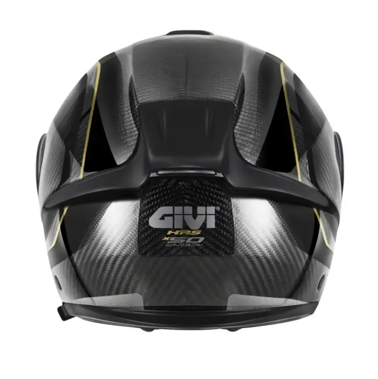 Casco Modulare Givi X.50 Carbon Nero Oro Lucido
