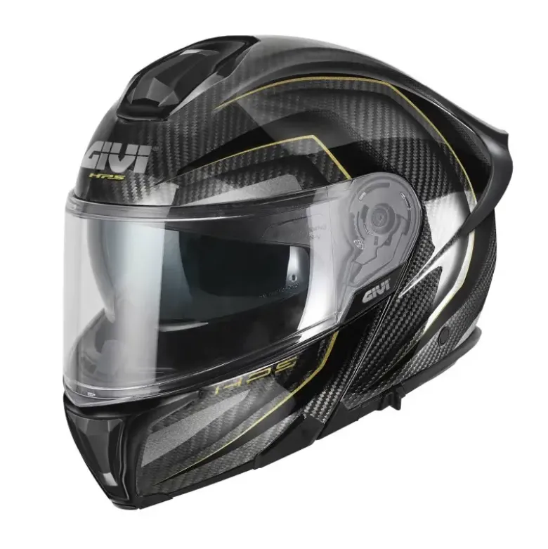 Casco Modulare Givi X.50 Carbon Nero Oro Lucido