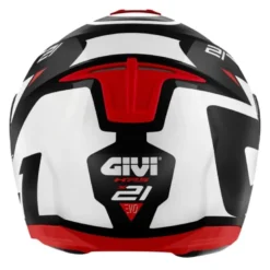 Casco Modulare Givi X.21 Evo Number Nero Bianco Rosso