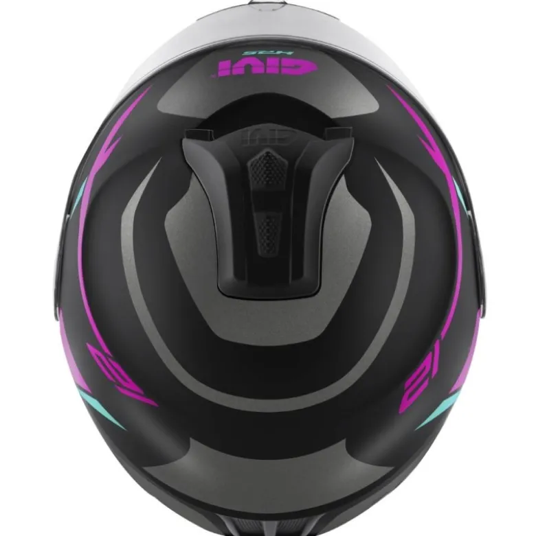 Casco Modulare Givi X.21 Evo Number Nero Opaco Titanio Rosa