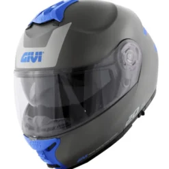 Casco Modulare Givi X.20 Expedition Evo Argento Opaco Blu