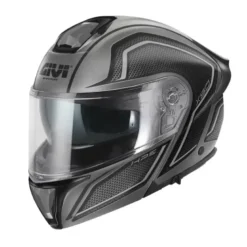 Casco Modulare Givi X.50 Fiber Graphic Hologram Titanio Nero Grigio Opaco