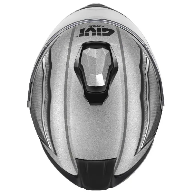 Casco Modulare Givi X.50 Fiber Hologram Silver Nero Titanio