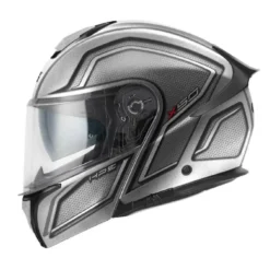 Casco Modulare Givi X.50 Fiber Hologram Silver Nero Titanio