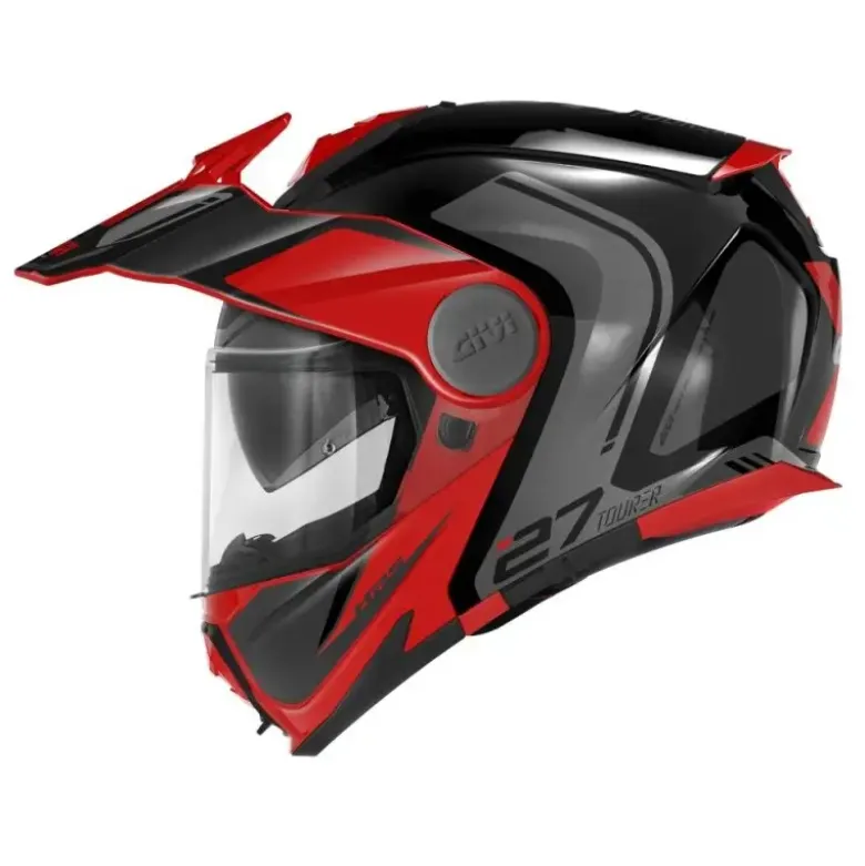 Casco Modulare Givi X.27 Tourer Nero Rosso