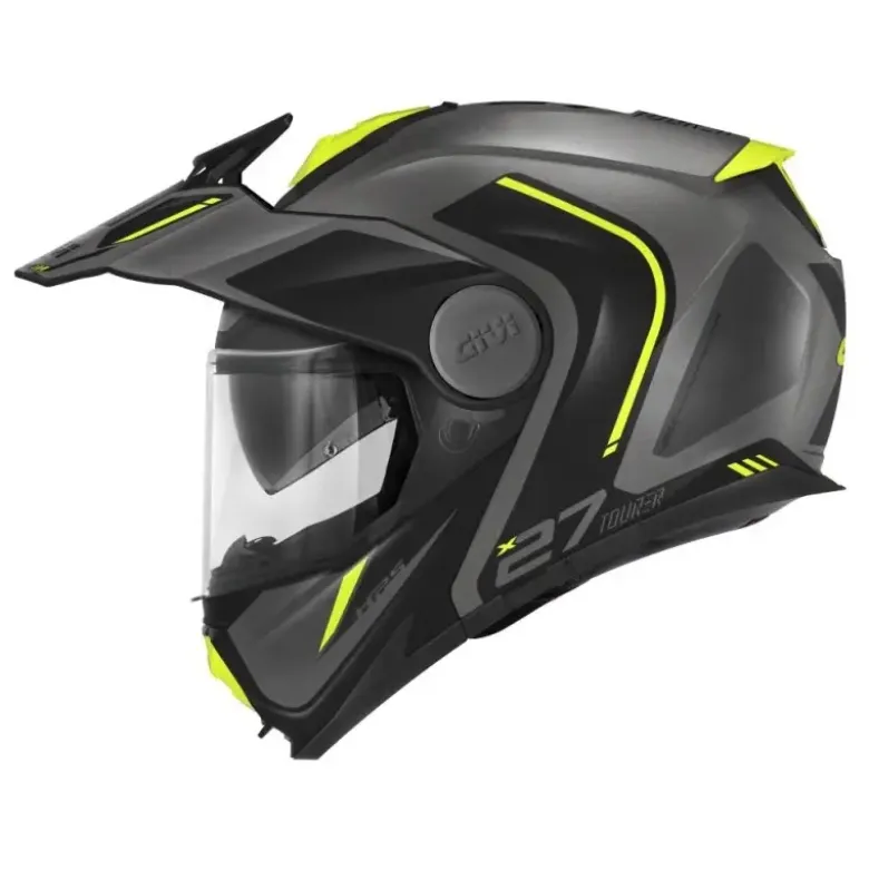 Casco Modulare Givi X.27 Tourer Titanio Opaco Giallo