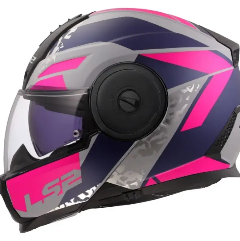 Casco Modulare LS2 FF902 Scope II Oxyd Grigio Blu Viola