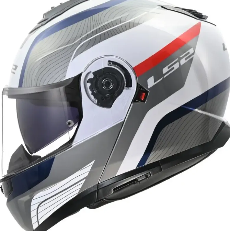 Casco Modulare Ls2 FF908 Strobe II MONZA Bianco Blu Rosso