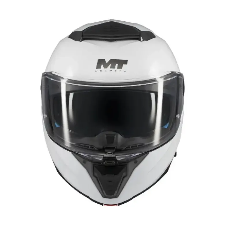 Casco Modulare Mt Helmets Fu404Sv Atom 2 A0 Sv Pure Bianco Lucido