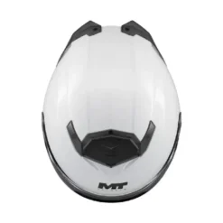 Casco Modulare Mt Helmets Fu404Sv Atom 2 A0 Sv Pure Bianco Lucido