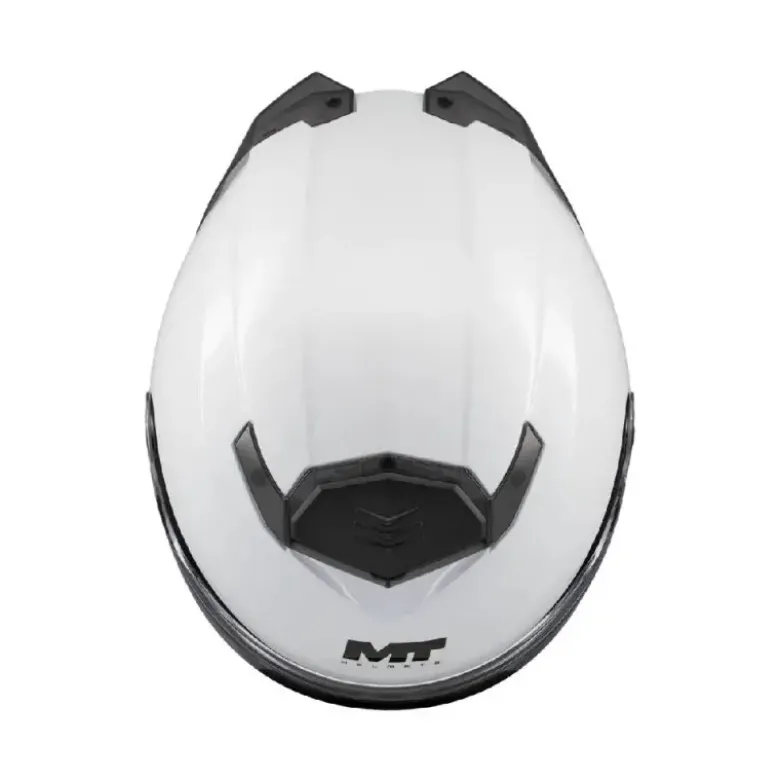Casco Modulare Mt Helmets Fu404Sv Atom 2 A0 Sv Pure Bianco Lucido