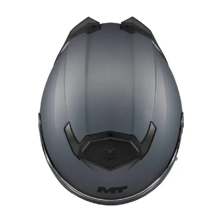 Casco Modulare Mt Helmets Fu404Sv Atom 2 A2 Sv Pure Grigio Opaco