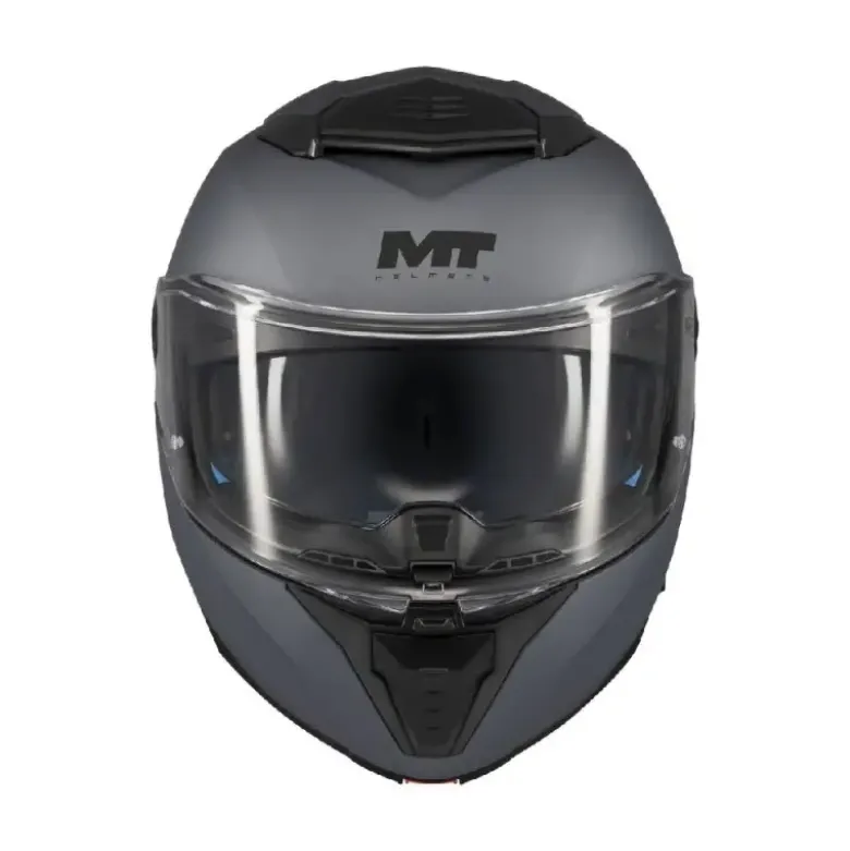 Casco Modulare Mt Helmets Fu404Sv Atom 2 A2 Sv Pure Grigio Opaco