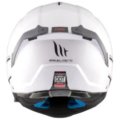 Casco Modulare Mt Helmets Fu404Sv Atom 2 Sv A0 Solid Lucido Bianco