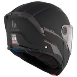 Casco Modulare Mt Helmets Fu404Sv Atom 2 Sv A1 Solid Opaco Nero