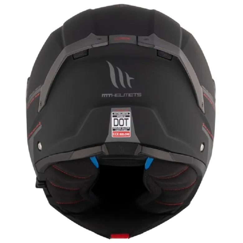 Casco Modulare Mt Helmets Fu404Sv Atom 2 Sv A1 Solid Opaco Nero