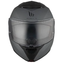 Casco Modulare Mt Helmets Fu404Sv Atom 2 Sv A2 Solid Opaco Titanio