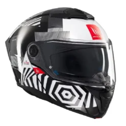 Casco Modulare Mt Helmets Fu404Sv Atom 2 Sv B2 Strange Lucido