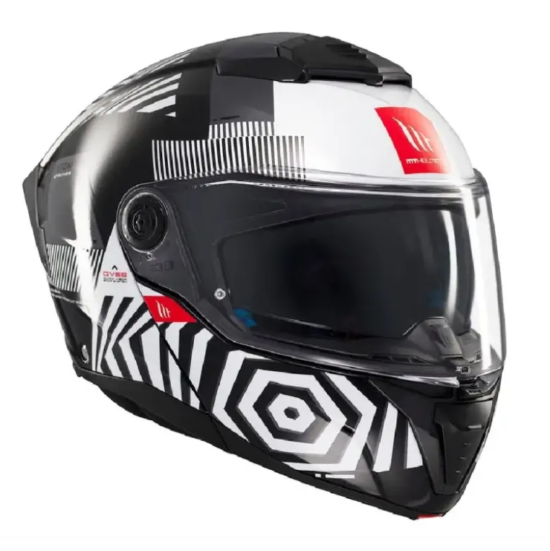 Casco Modulare Mt Helmets Fu404Sv Atom 2 Sv B2 Strange Lucido