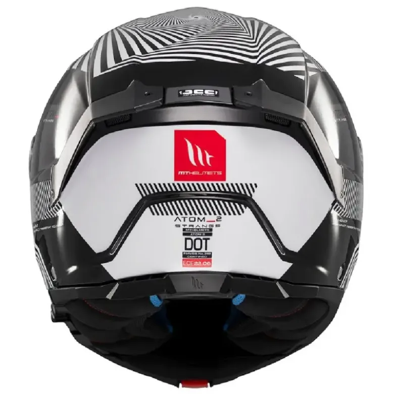 Casco Modulare Mt Helmets Fu404Sv Atom 2 Sv B2 Strange Lucido
