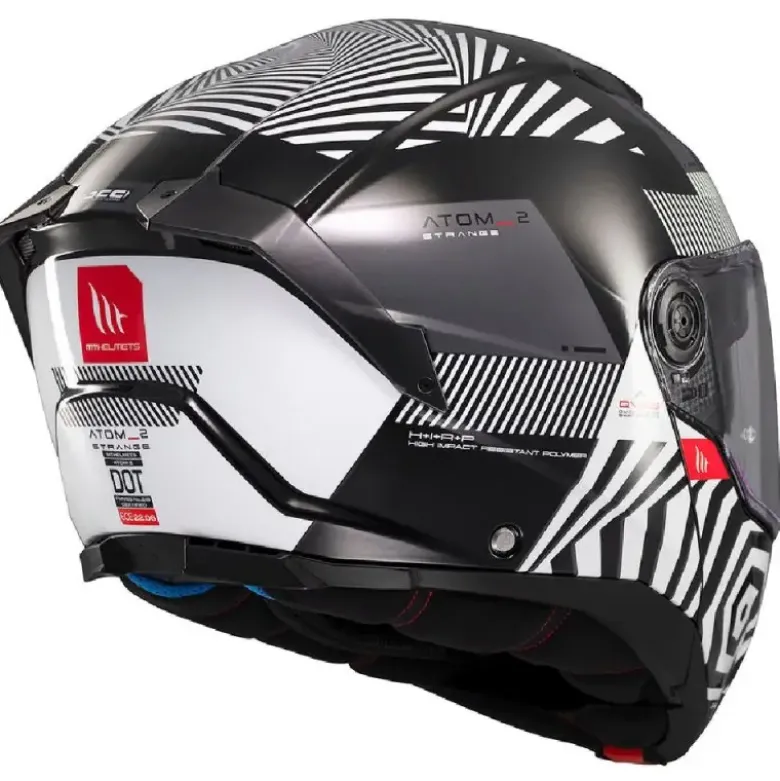 Casco Modulare Mt Helmets Fu404Sv Atom 2 Sv B2 Strange Lucido