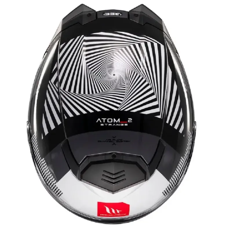 Casco Modulare Mt Helmets Fu404Sv Atom 2 Sv B2 Strange Lucido
