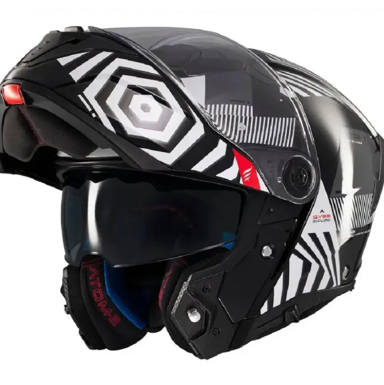 Casco Modulare Mt Helmets Fu404Sv Atom 2 Sv B2 Strange Lucido