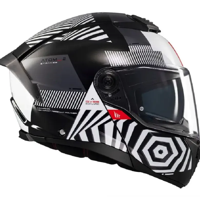 Casco Modulare Mt Helmets Fu404Sv Atom 2 Sv B2 Strange Lucido